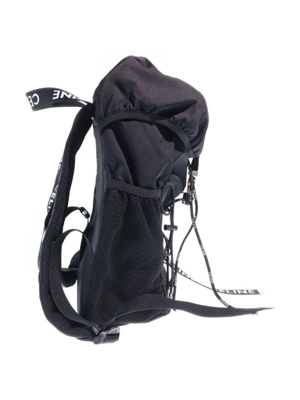 Celine Trekking Backpack Black Nylon Silver - Picture 3 of 6